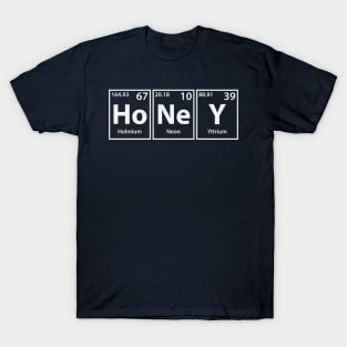 Honey (Ho-Ne-Y) Periodic Elements Spelling T-Shirt